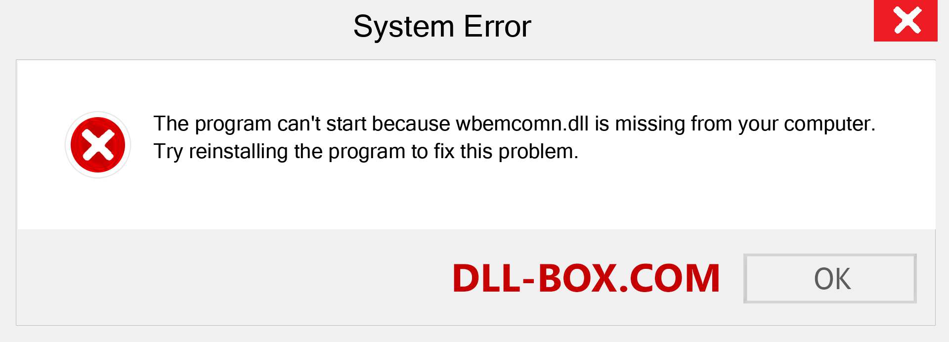 wbemcomn.dll file is missing?. Download for Windows 7, 8, 10 - Fix  wbemcomn dll Missing Error on Windows, photos, images